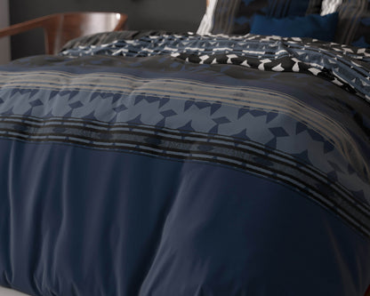 Bettbezug Scanda Navy 200 x 220 cm - Palo24