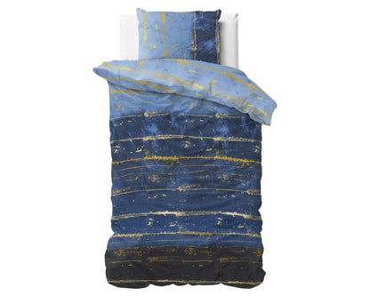 Bettbezug Scratchy blau 140 x 220 cm - Palo24