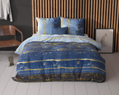 Bettbezug Scratchy blau 200 x 220 cm - Palo24