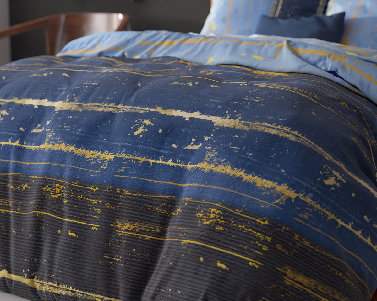 Bettbezug Scratchy blau 200 x 220 cm - Palo24
