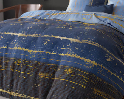 Bettbezug Scratchy blau 200 x 220 cm - Palo24