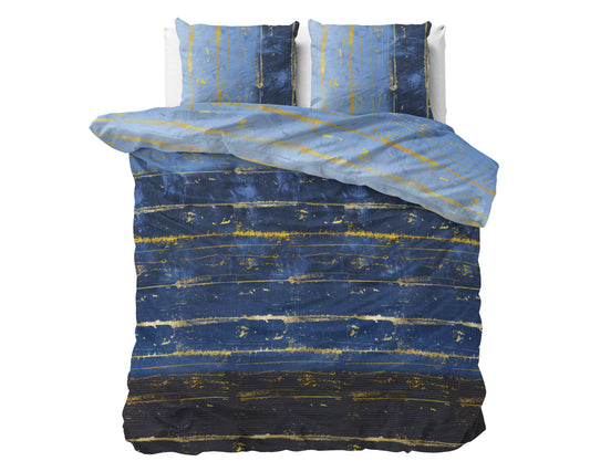 Bettbezug Scratchy blau 200 x 220 cm - Palo24