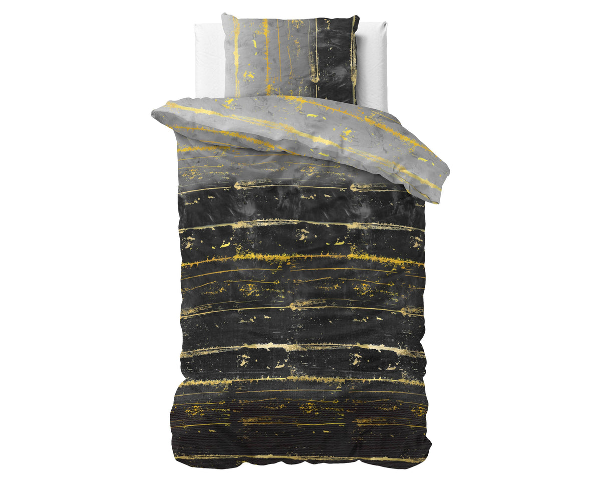 Bettbezug Scratchy Anthrazit 140 x 220 cm - Palo24