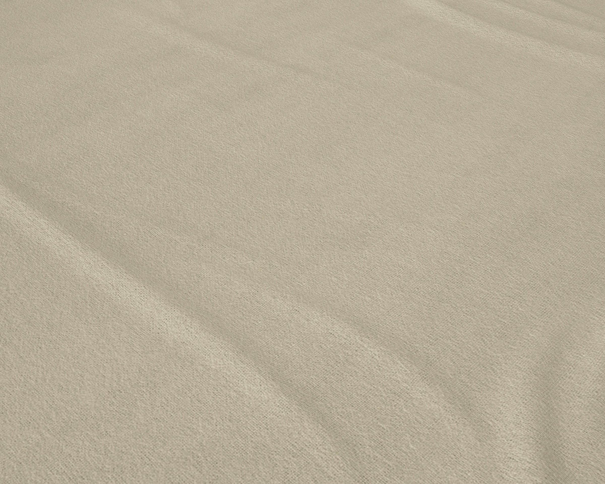 Flanel Premium Spannbettlaken Taupe 90 x 200/210 cm - Palo24