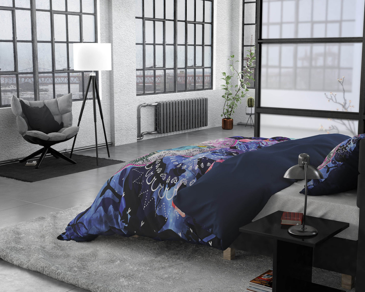 Bettbezug Satijn Diara Multi 200 x 220 cm - Palo24