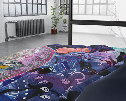 Bettbezug Satijn Diara Multi 200 x 220 cm - Palo24