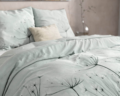 Bettbezug Flanel Jaelyn Grey 240 x 220 cm - Palo24