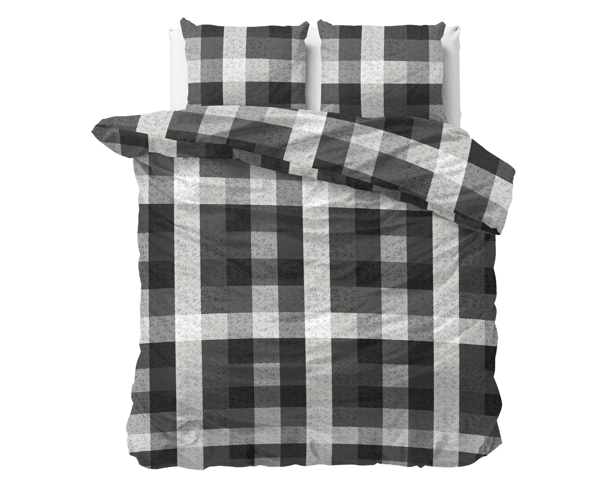 Bettbezug DH Flanel Steef Anthrazit 200 x 220 cm - Palo24