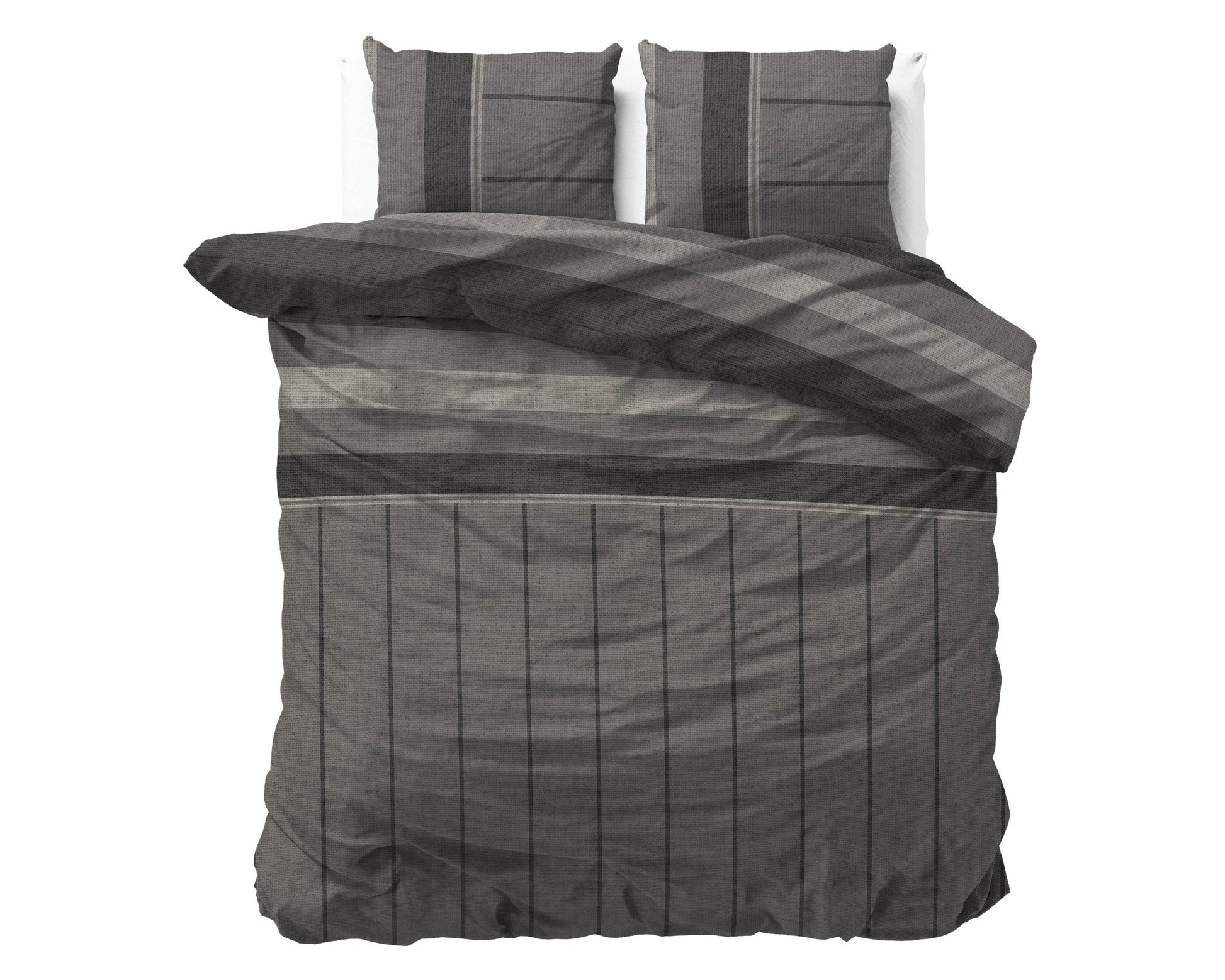 Bettbezug Flanel Kees Taupe 200 x 220 cm - Palo24
