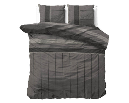 Bettbezug Flanel Kees Taupe 200 x 220 cm - Palo24