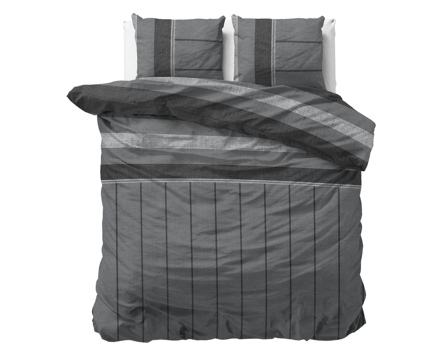 Bettbezug FL Kees Anthrazit 240 x 220 cm - Palo24