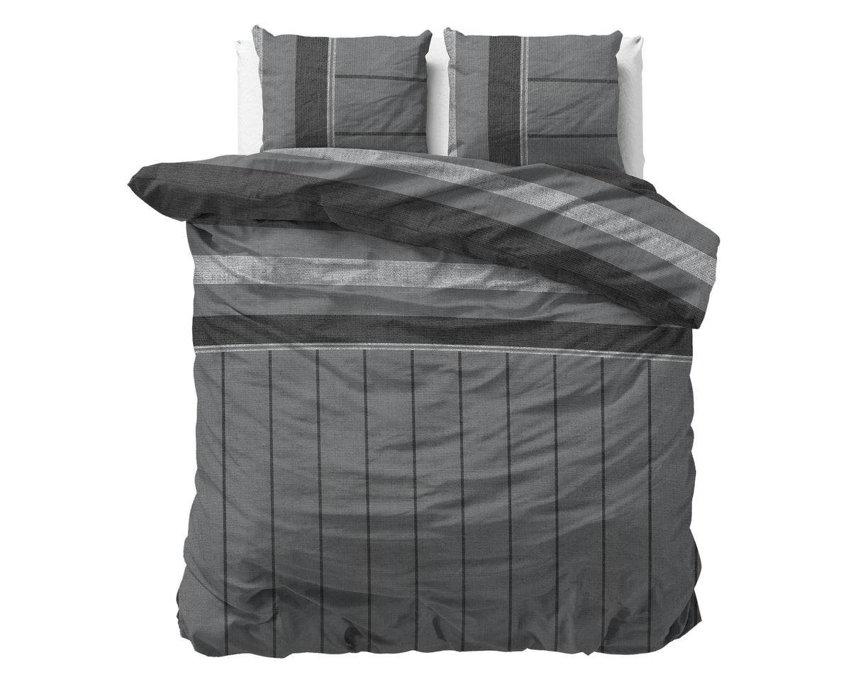 Bettbezug FL Kees Anthrazit 240 x 220 cm - Palo24