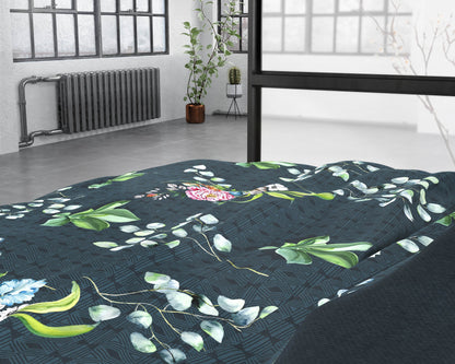 Bettbezug Nature Leaves Green 240 x 220 cm - Palo24