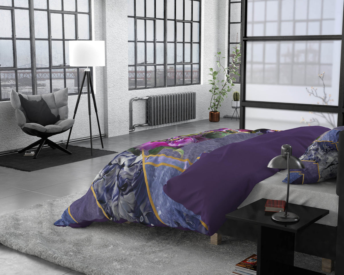 Bettbezug Kannieta Purple 240x220 cm - Palo24