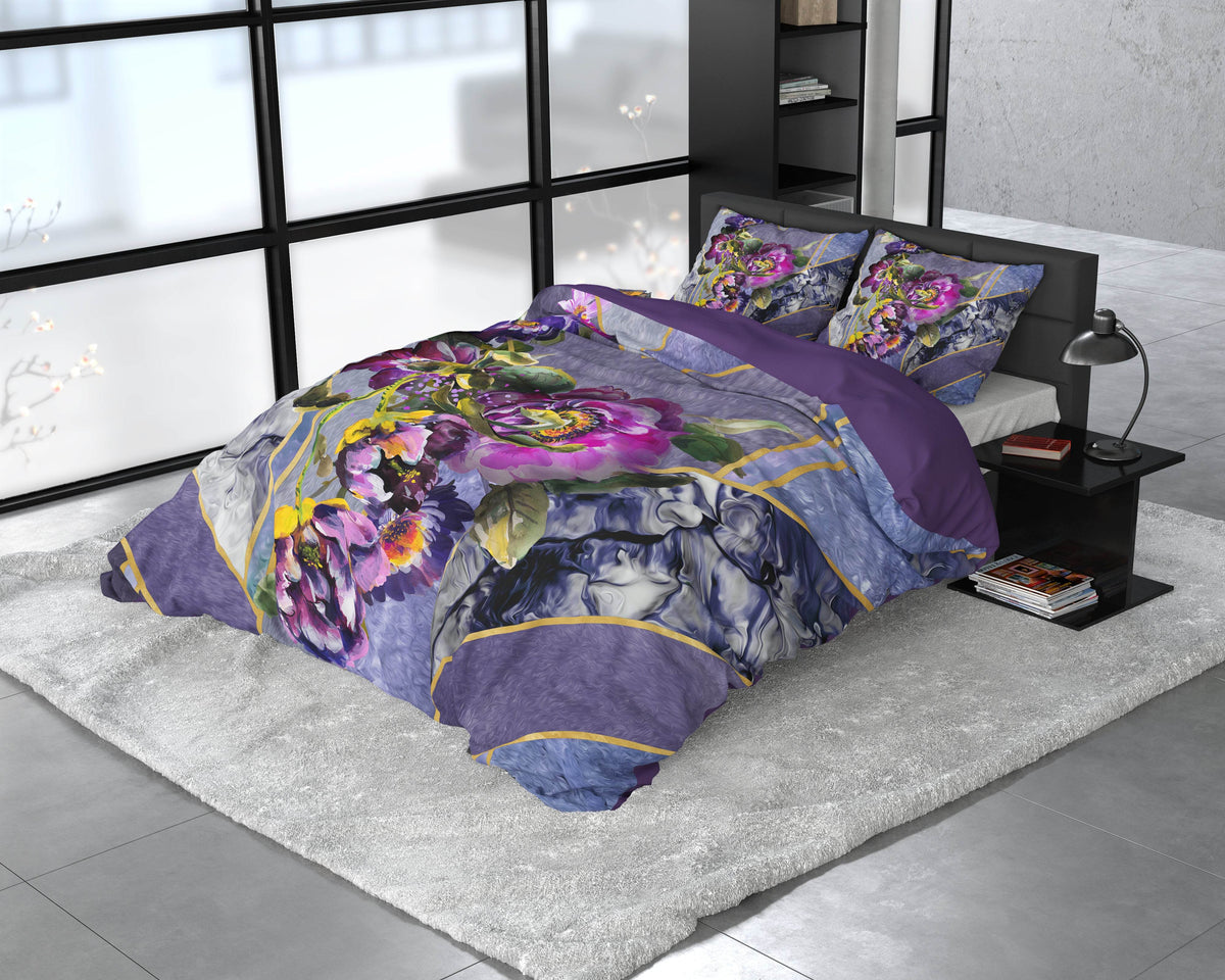 Bettbezug Kannieta Purple 240x220 cm - Palo24