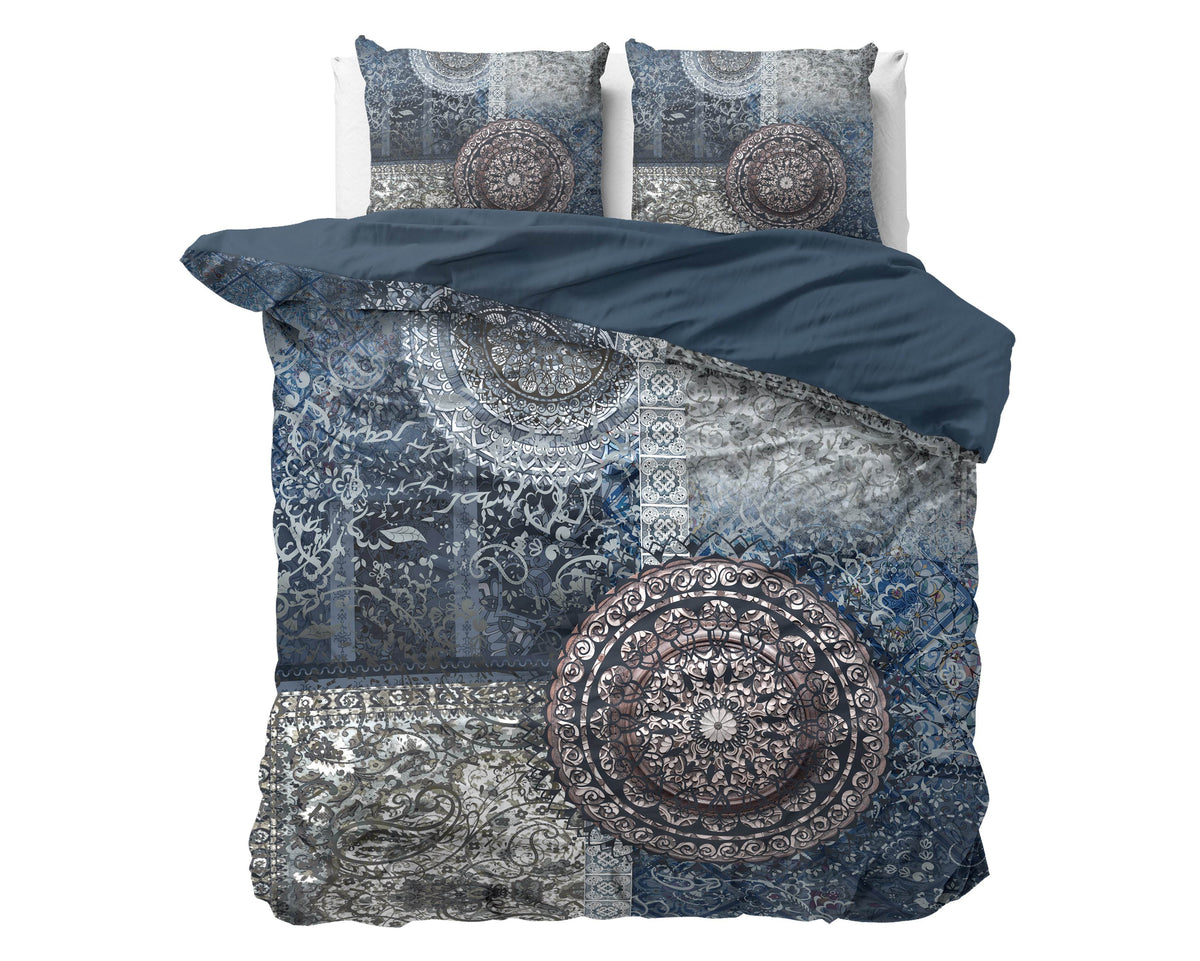 Bettbezug Asien Indigo 200 x 220 cm - Palo24