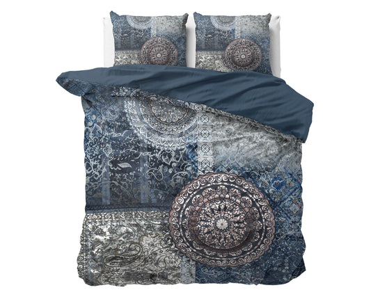 Bettbezug Asien Indigo 240 x 220 cm - Palo24