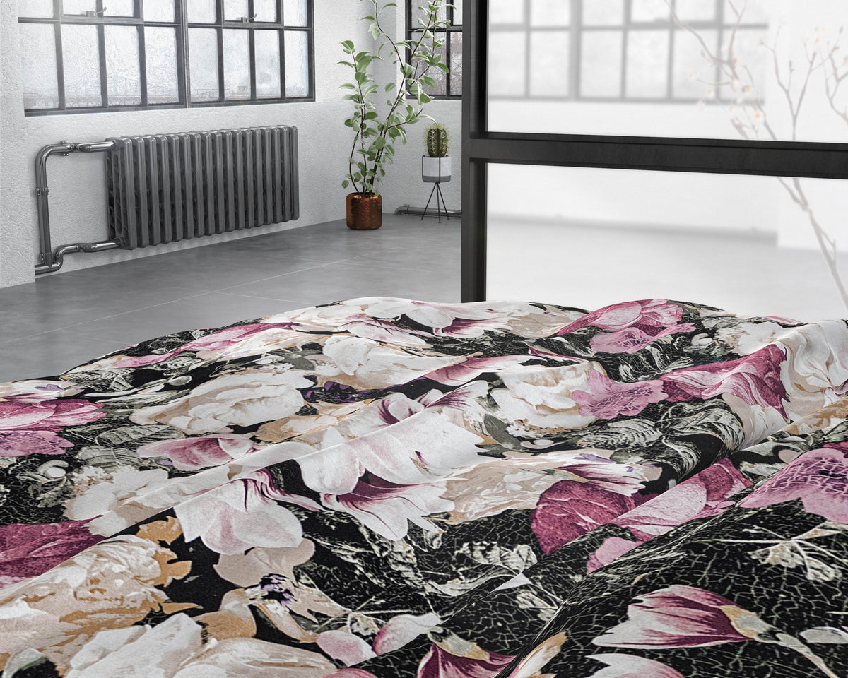 Bettbezug Vanessa Schwarz 200 x 220 cm - Palo24