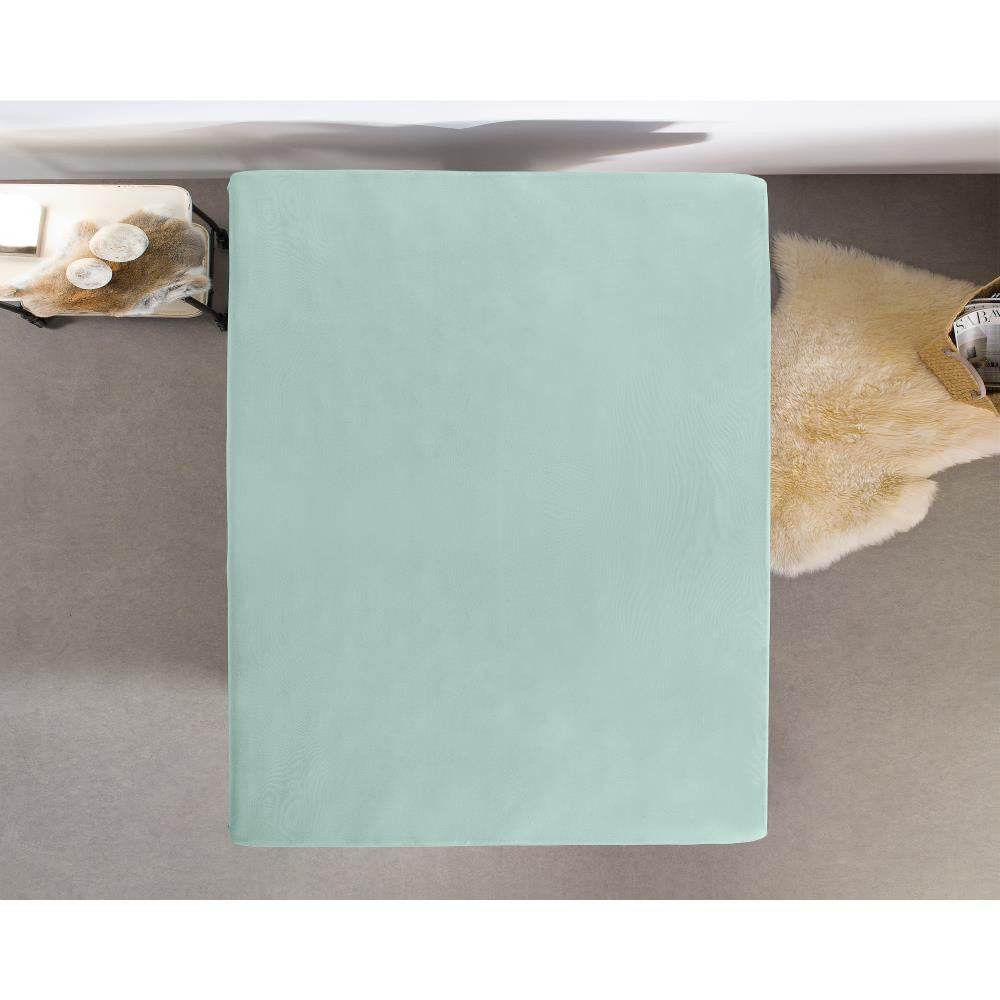 Doppelt Jersey 220 gr. Spannbettlaken Pastel Blau 140 x 200/220 cm - Palo24