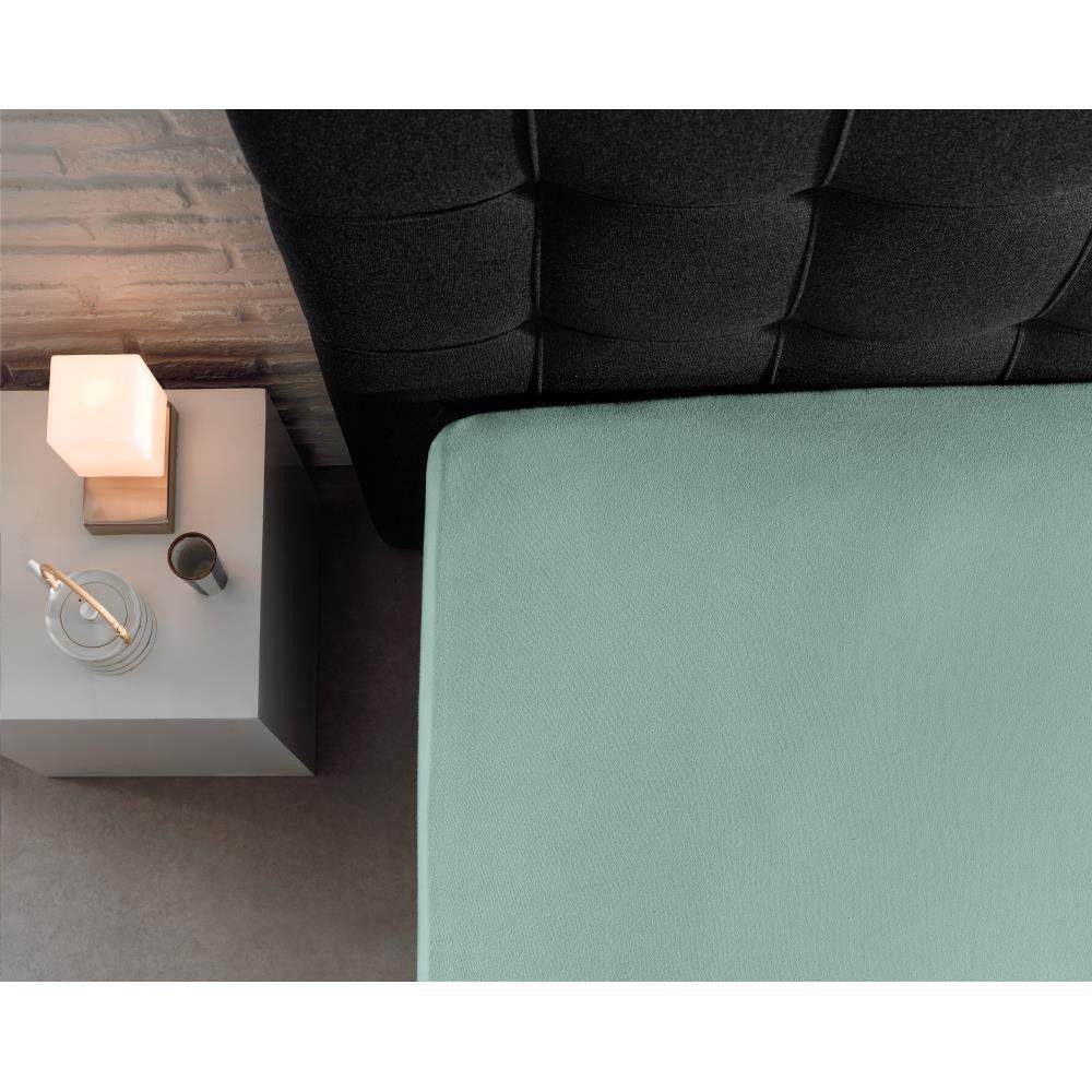 Doppelt Jersey 220 gr. Spannbettlaken Pastel Blau 140 x 200/220 cm - Palo24