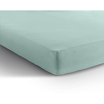 Doppelt Jersey 220 gr. Spannbettlaken Pastel Blau 140 x 200/220 cm - Palo24
