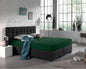 Einzel Jersey 135 gr. Spannbettlaken Botanisch Grün 140 x 200 cm - Palo24