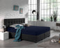Einzel Jersey 135 gr. Spannbettlaken Indigo Blau 140 x 200 cm - Palo24