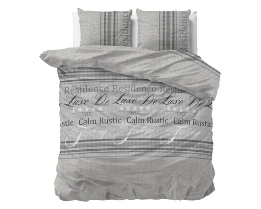 Bettbezug Residence Grau 200x220 cm - Palo24