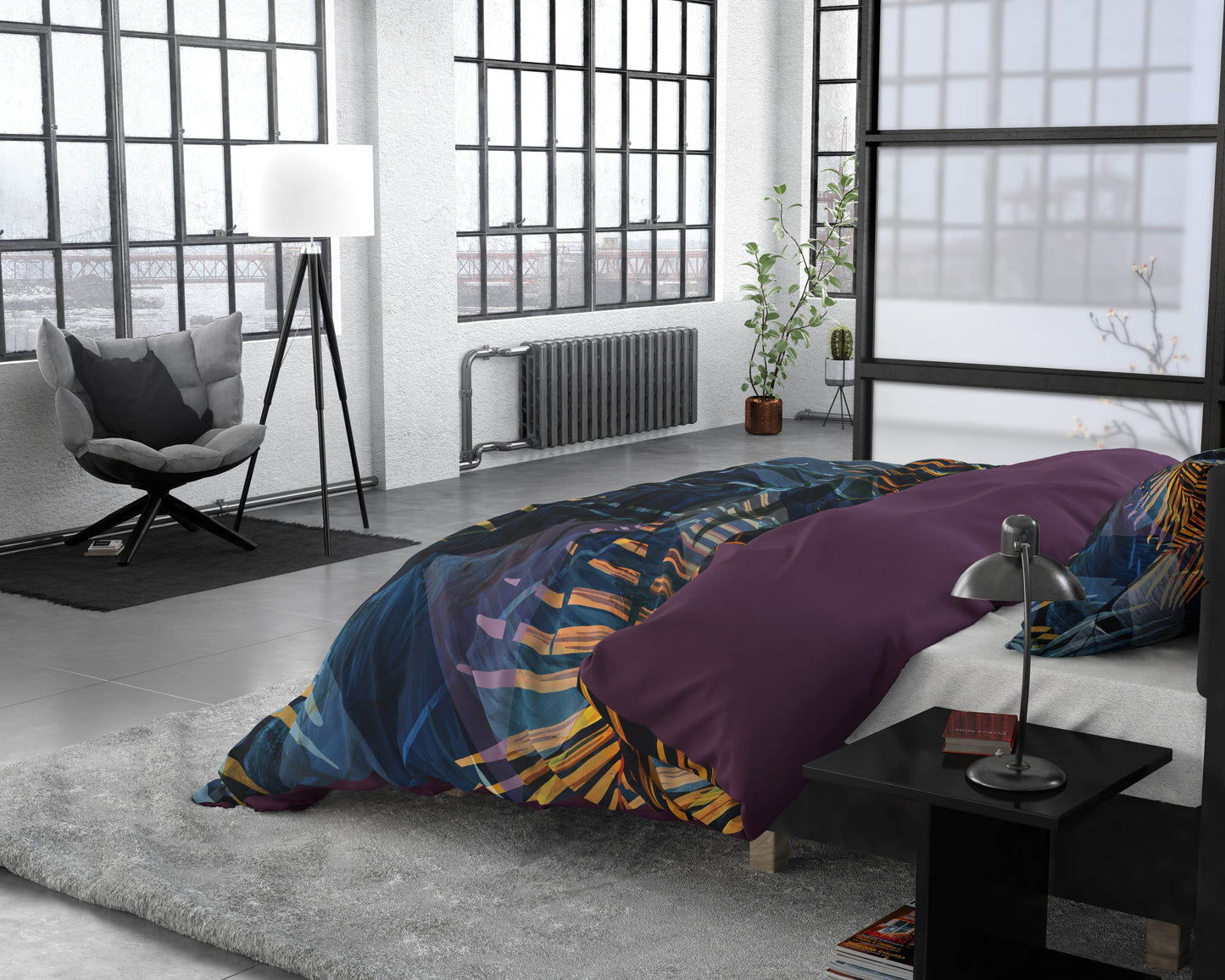 Bettbezug Marina Navy 200 x 220 cm - Palo24