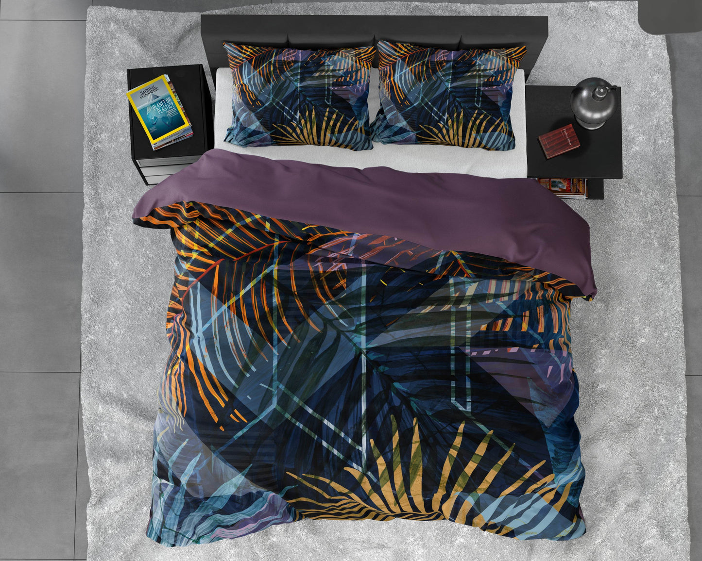 Bettbezug Marina Navy 200 x 220 cm - Palo24