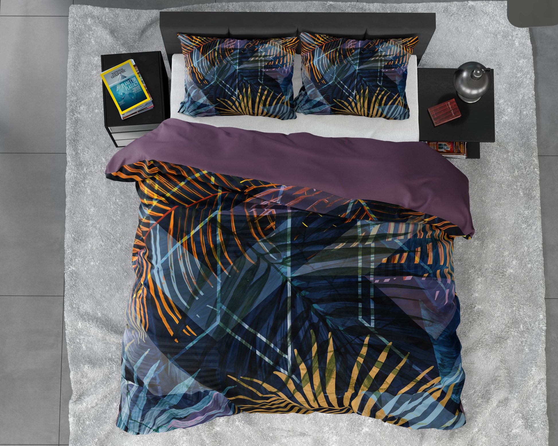 Bettbezug Marina Navy 200 x 220 cm - Palo24