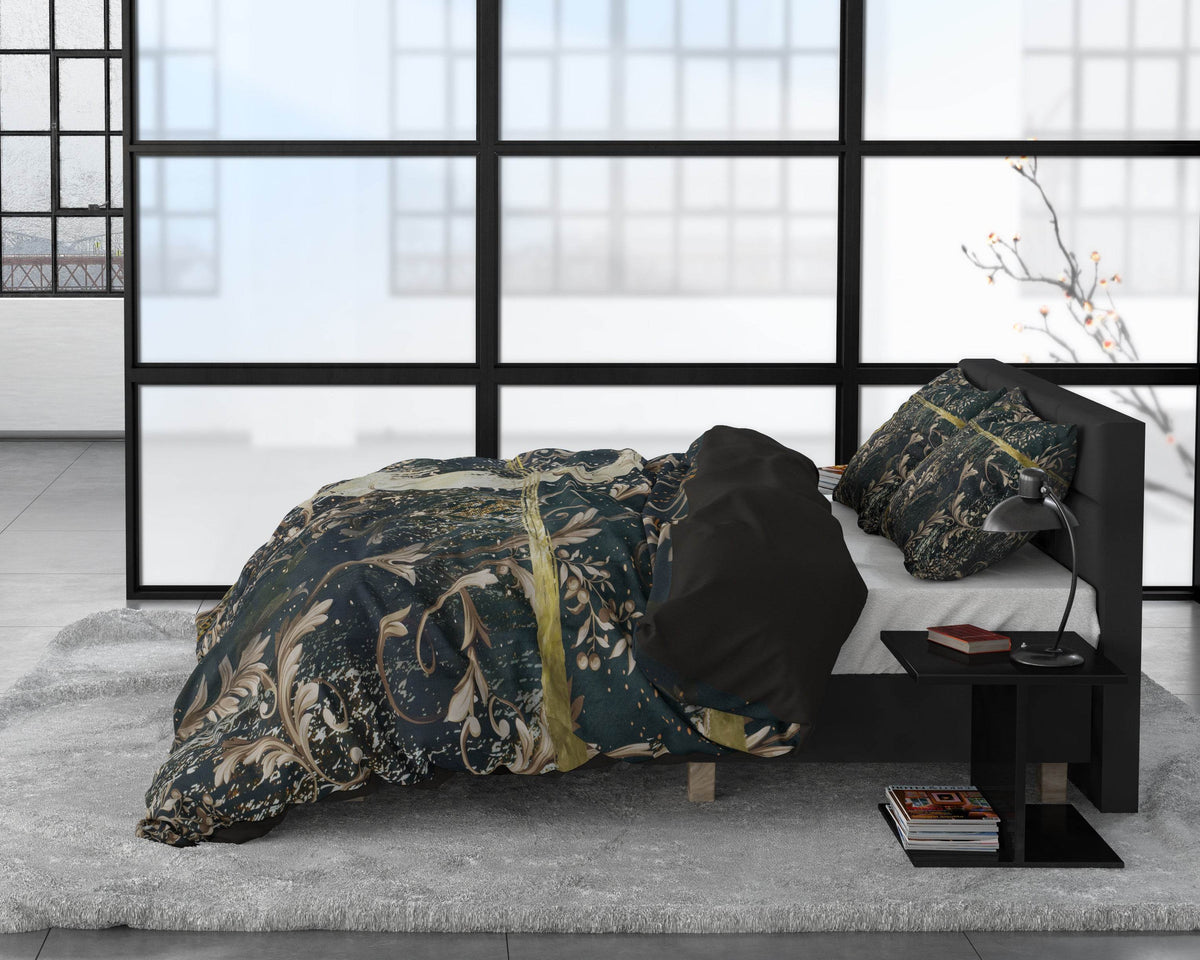Bettbezug Yasmin Gold 140 x 220 cm - Palo24