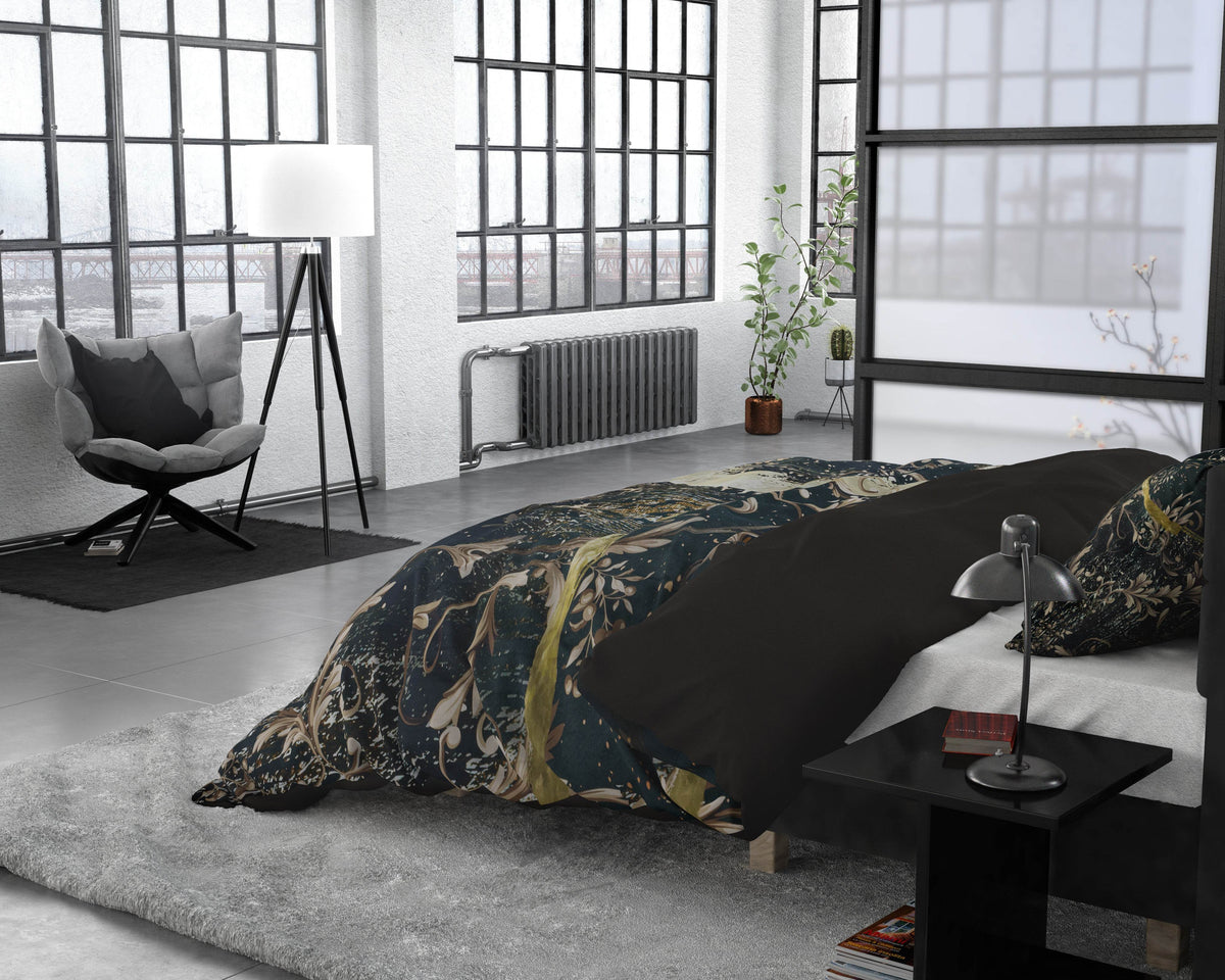 Bettbezug Yasmin Gold 200 x 220 cm - Palo24