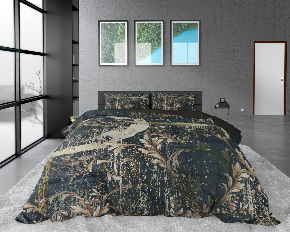 Bettbezug Yasmin Gold 200 x 220 cm - Palo24