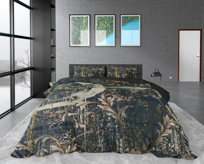 Bettbezug Yasmin Gold 240 x 220 cm - Palo24