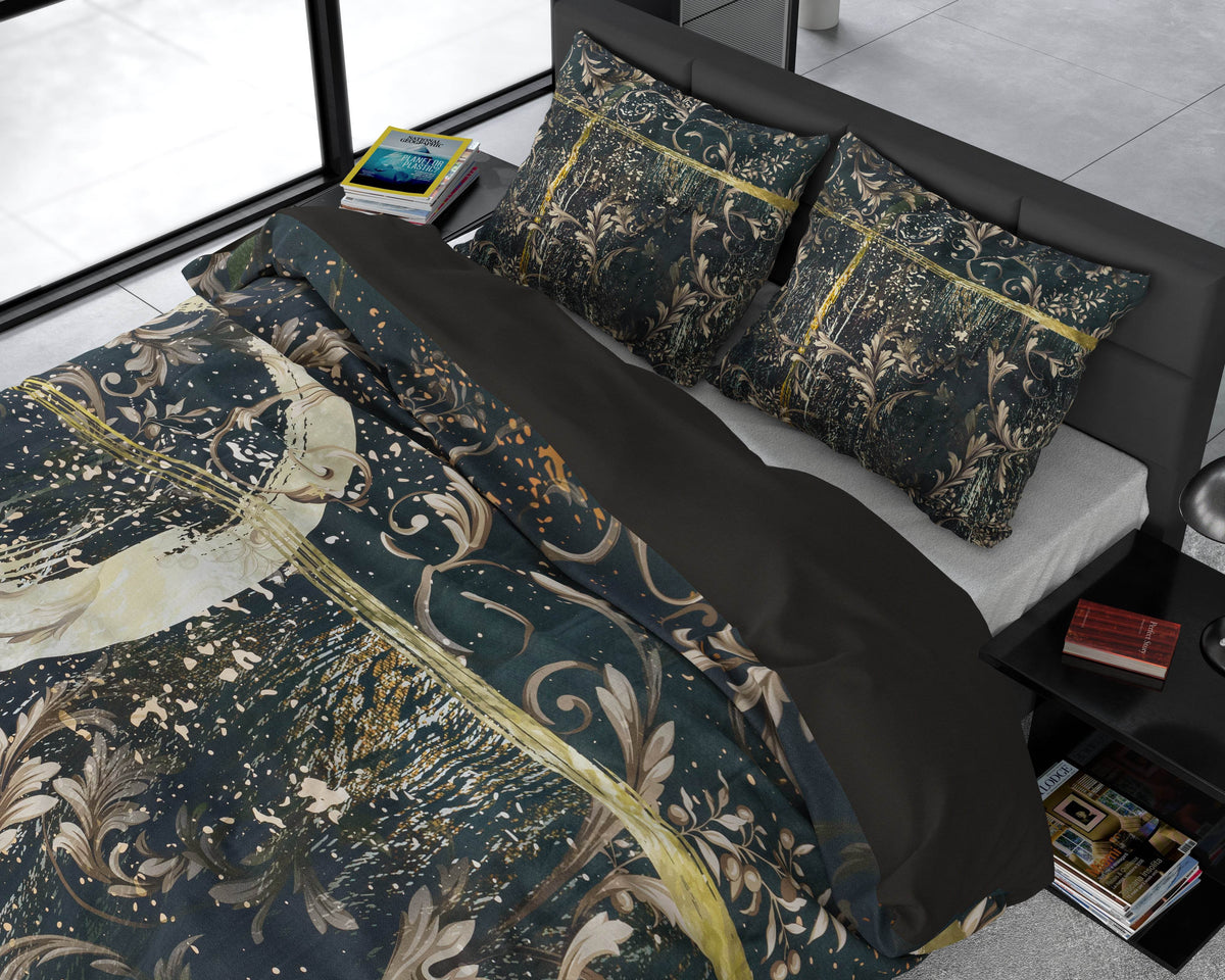 Bettbezug Yasmin Gold 200 x 220 cm - Palo24