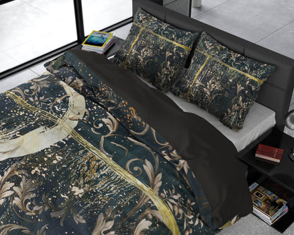 Bettbezug Yasmin Gold 200 x 220 cm - Palo24
