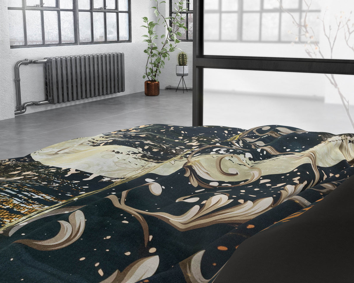 Bettbezug Yasmin Gold 200 x 220 cm - Palo24