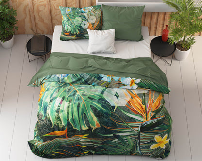Bettbezug Nature Fusion Green 240 x 220 cm - Palo24
