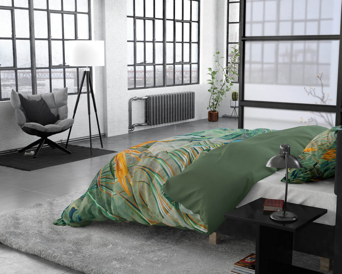 Bettbezug Nature Fusion Green 240 x 220 cm - Palo24