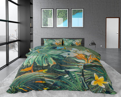 Bettbezug Nature Fusion Green 240 x 220 cm - Palo24