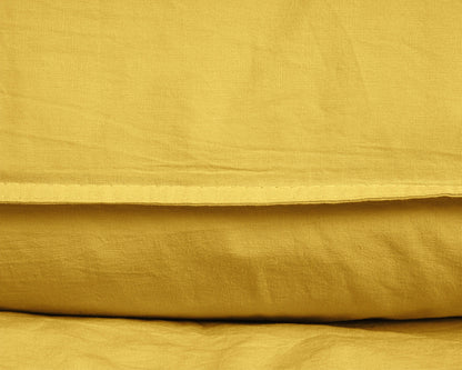Bettbezug Stone washed Mustard 200 x 220 cm - Palo24
