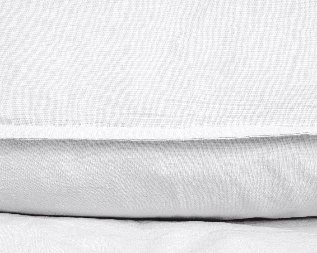 Bettbezug Stone washed White 140 x 220 cm - Palo24