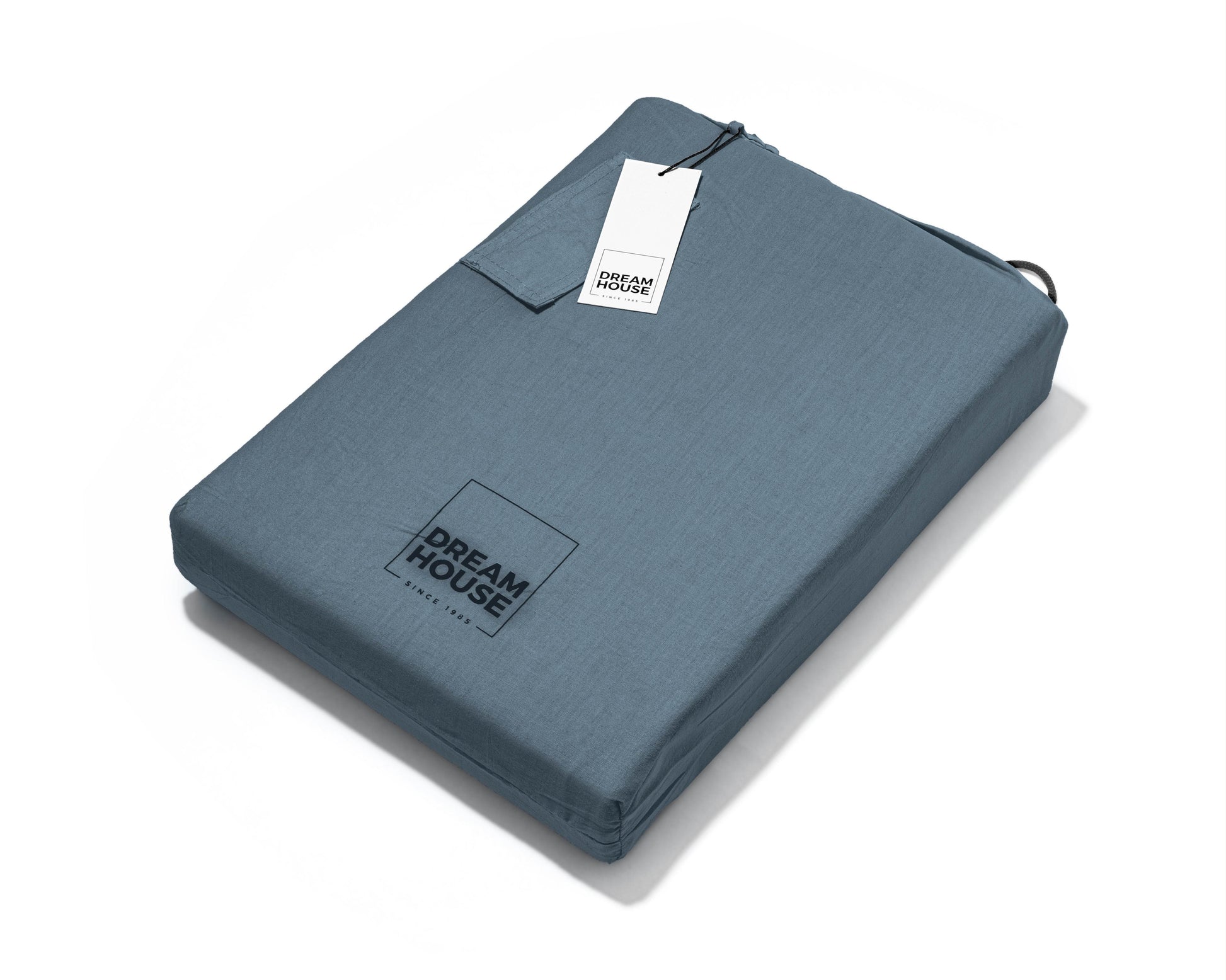 Bettbezug Stone Washed blau 135 x 200 cm - Palo24