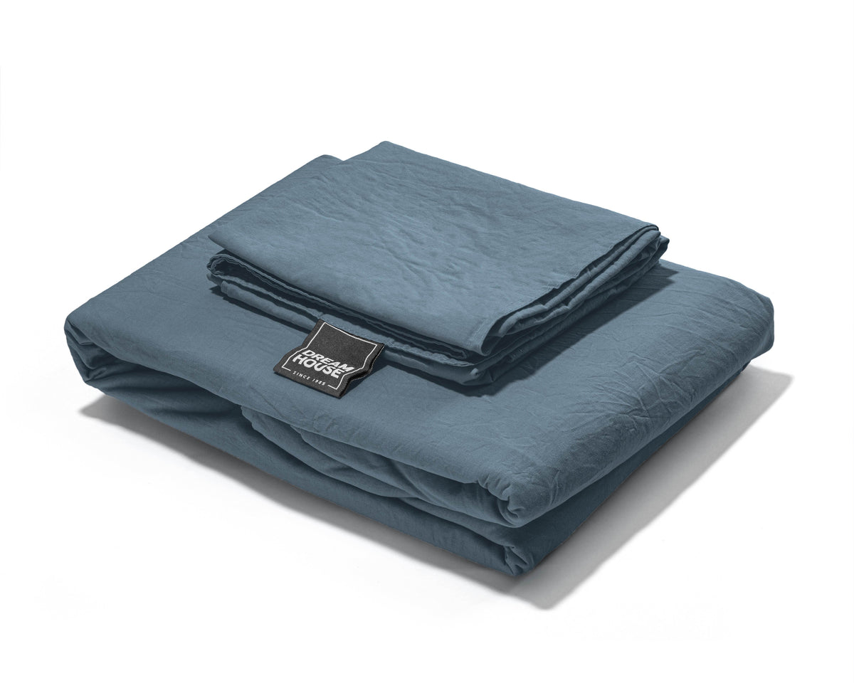 Bettbezug Stone washed Blue 140 x 220 cm - Palo24