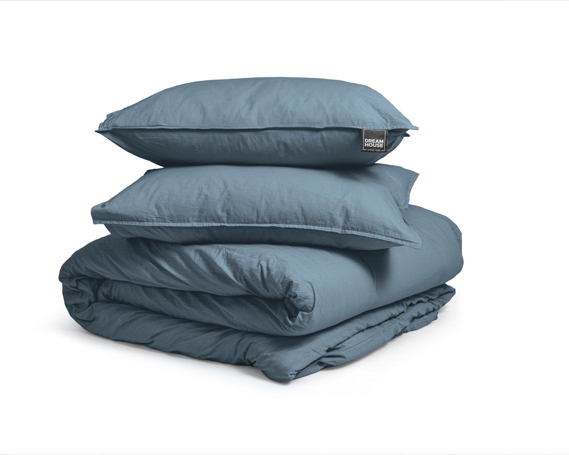 Bettbezug Stone washed Blue 240 x 220 cm - Palo24