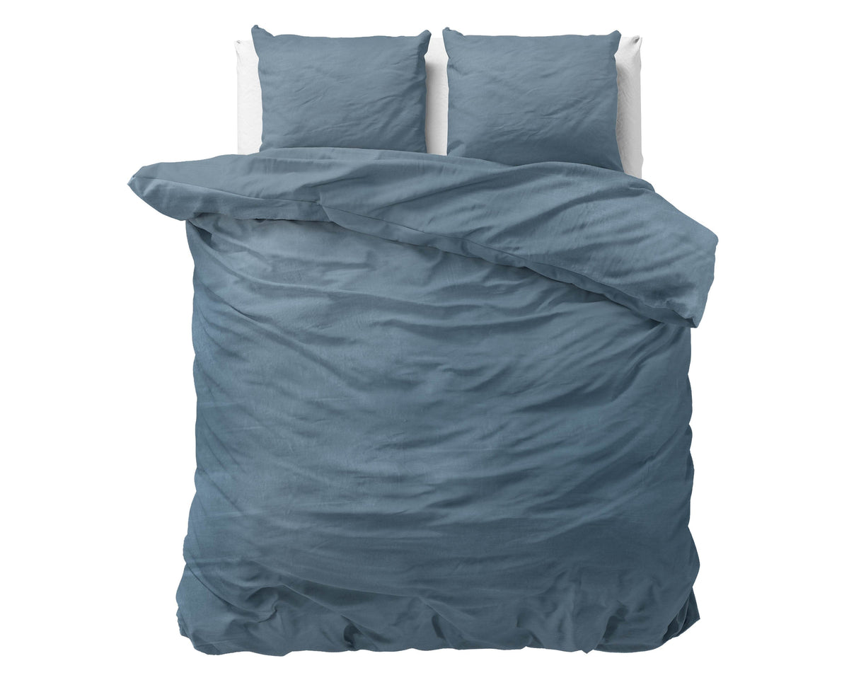 Bettbezug Stone washed Blue 200 x 220 cm - Palo24