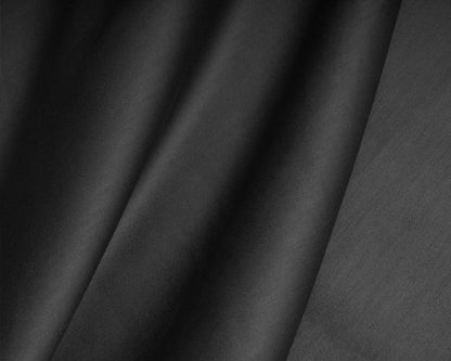 Satin Spannbettlaken Schwarz 70 x 200 cm - Palo24