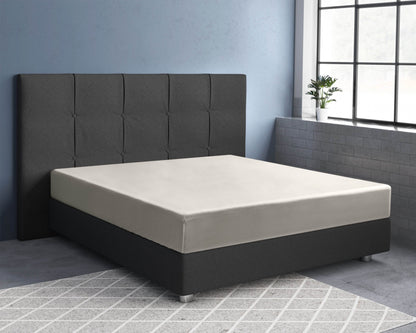Satin Spannbettlaken Creme 70 x 200 cm - Palo24