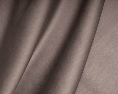 Topper Satin Spannbettlaken Taupe 90 x 220 cm - Palo24